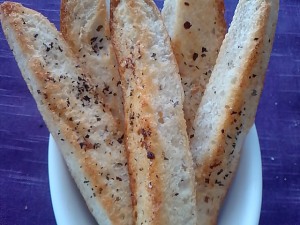 Nice & crispy bread wedges